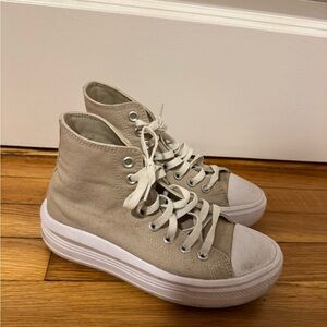 High-Top Canvas Sneakers